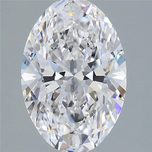 3.08 ct. oval Lab Grown Diamond front image