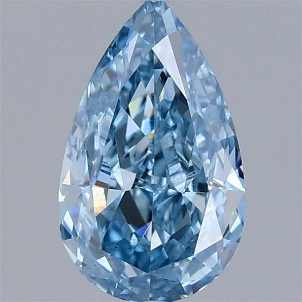 0.93 CT Fancy Vivid Blue PEAR