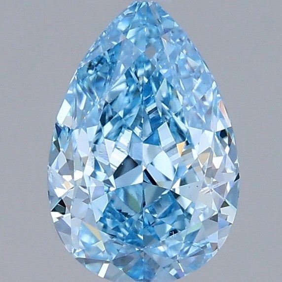 0.93 CT Fancy Vivid Blue PEAR
