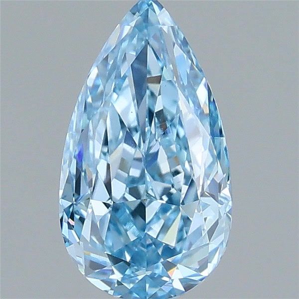 1.12 CT Fancy Vivid Blue PEAR