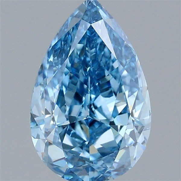 1.46 CT Fancy Vivid Blue PEAR