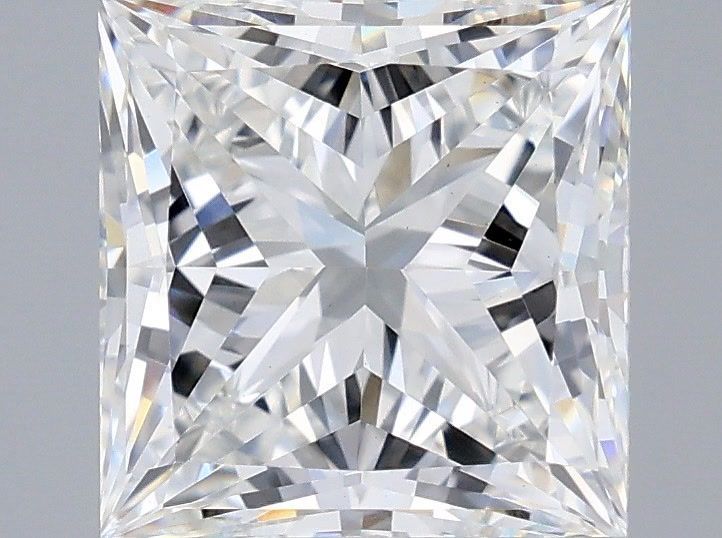 3.04 ct. princess Lab Grown Diamond front image