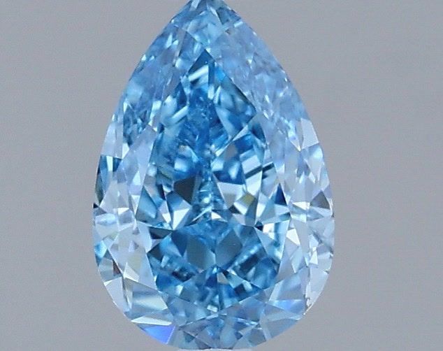 0.94 CT Fancy Vivid Blue PEAR