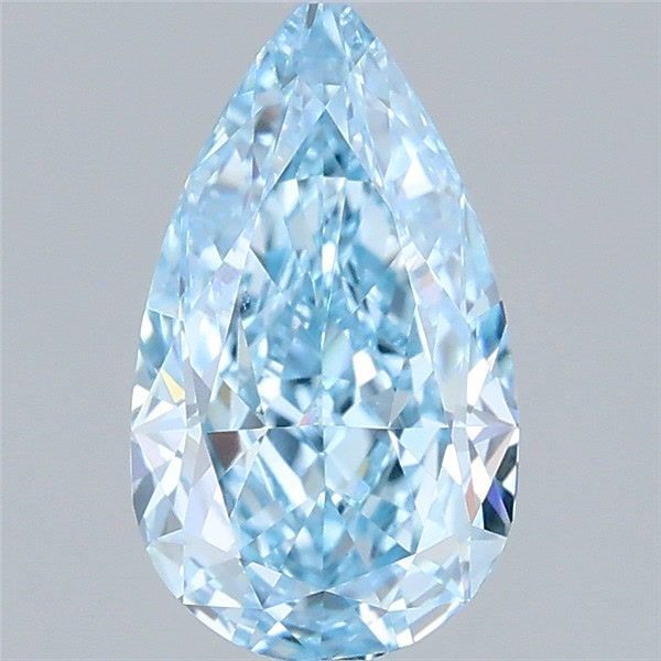 1.29 CT Fancy Vivid Blue PEAR