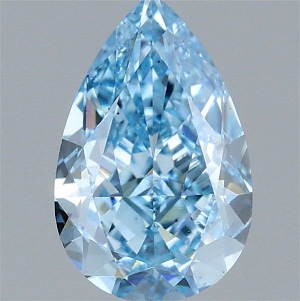 1.22 CT Fancy Vivid Blue PEAR