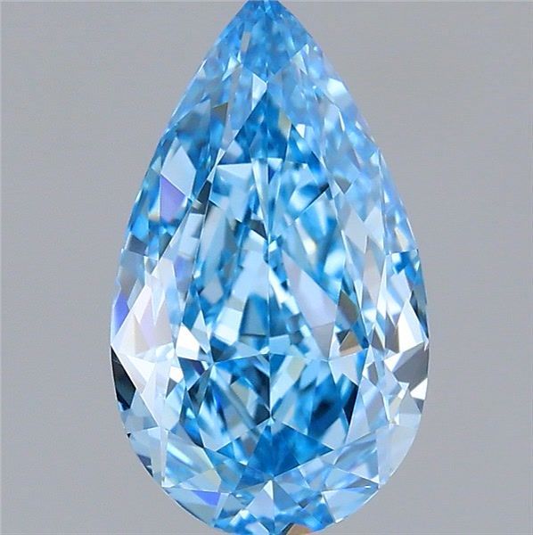 1.43 CT Fancy Vivid Blue PEAR