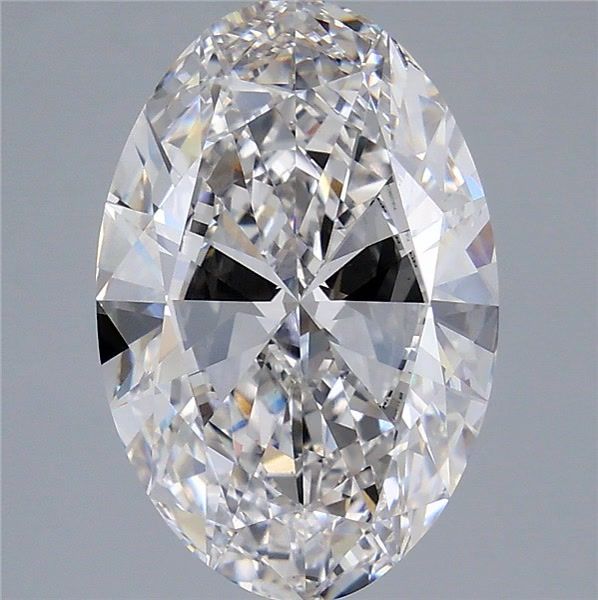 5.02 ct. oval Lab Grown Diamond front image