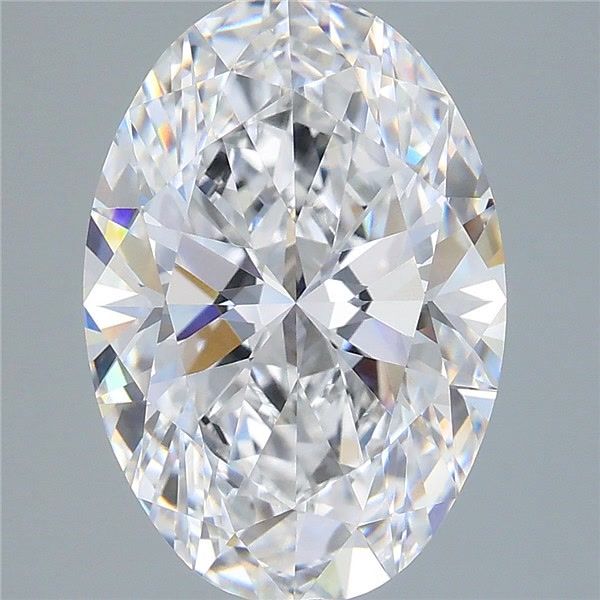 5.02 ct. oval Lab Grown Diamond front image