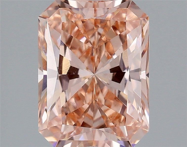 2.05 CT Fancy Intense Orangey Pink RADIANT
