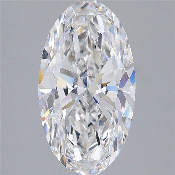 4.02 ct. oval Lab Grown Diamond front image