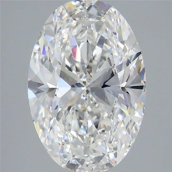 5.01 ct. oval Lab Grown Diamond front image
