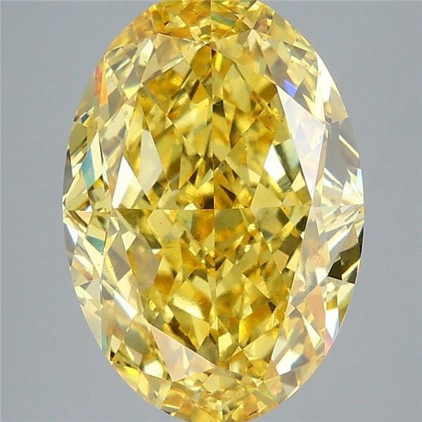 8.05 ct. oval Lab Grown Diamond front image