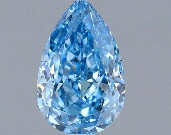 0.91 CT Fancy Vivid Blue PEAR