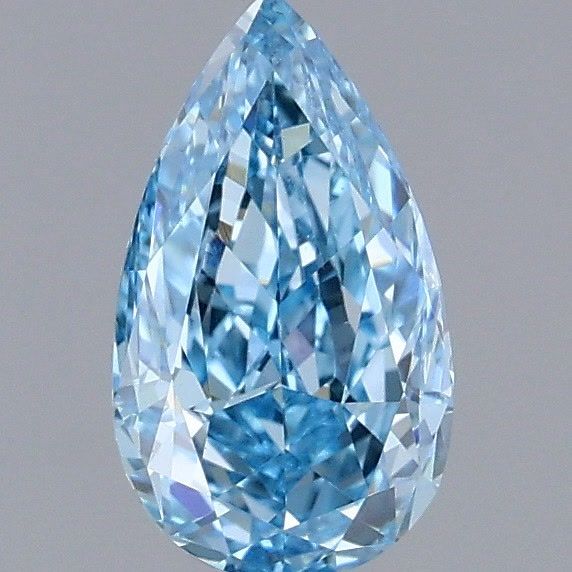 1.01 CT Fancy Vivid Blue PEAR
