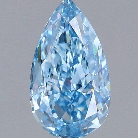 0.99 CT Fancy Vivid Blue PEAR