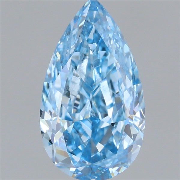 1.01 CT Fancy Vivid Blue PEAR