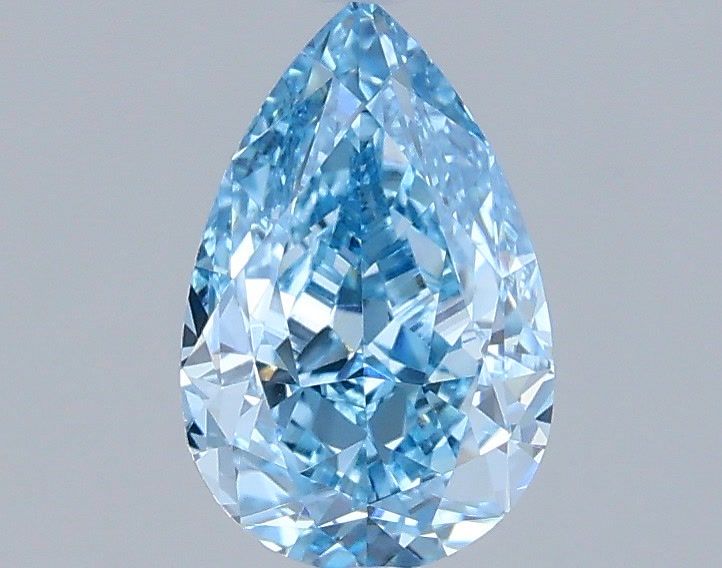 1.0 CT Fancy Vivid Blue PEAR