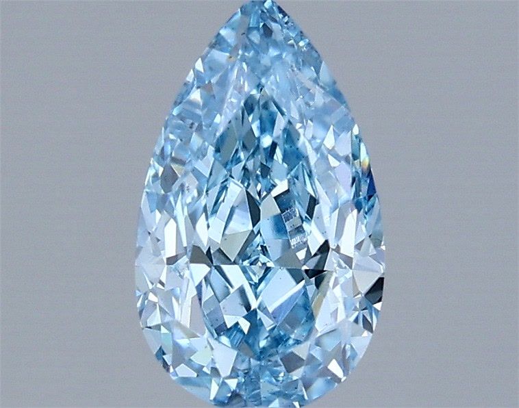 1.01 CT Fancy Vivid Blue PEAR