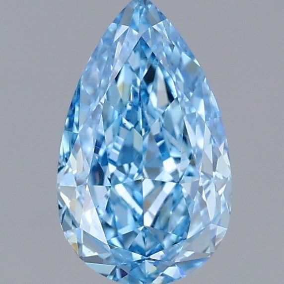 1.01 CT Fancy Vivid Blue PEAR