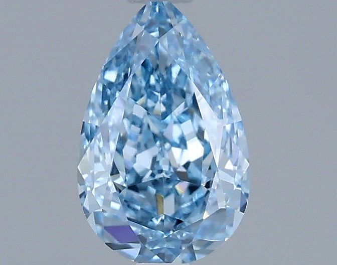 1.01 CT Fancy Vivid Blue PEAR