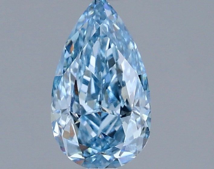 1.0 CT Fancy Vivid Blue PEAR
