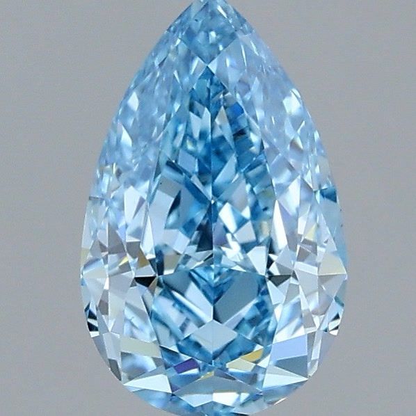 1.06 CT Fancy Vivid Blue PEAR