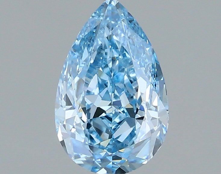 1.05 CT Fancy Vivid Blue PEAR
