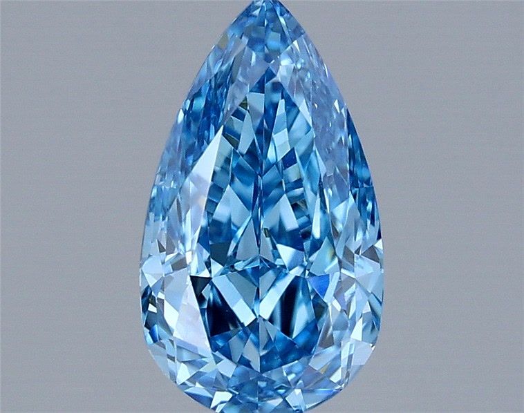 1.12 CT Fancy Vivid Blue PEAR