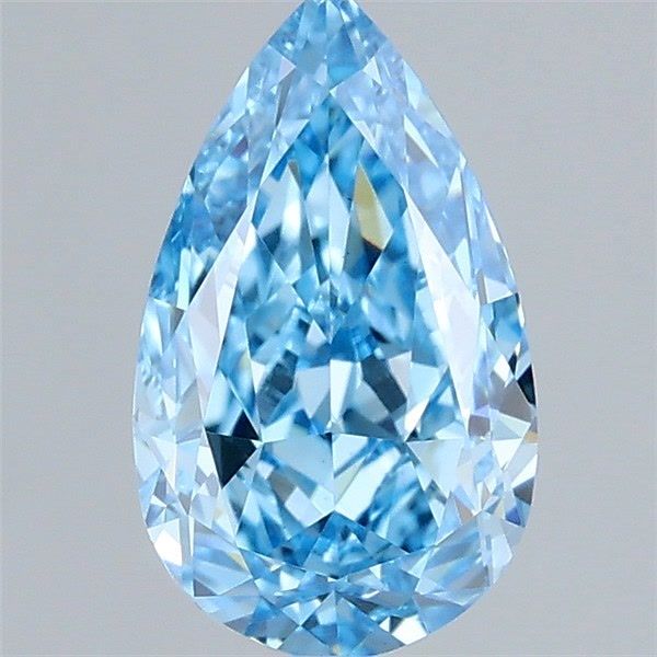 1.21 CT Fancy Vivid Blue PEAR