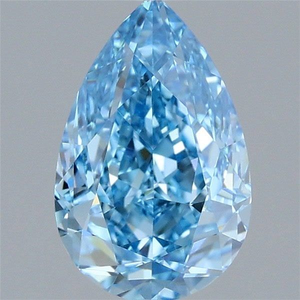 1.45 CT Fancy Vivid Blue PEAR
