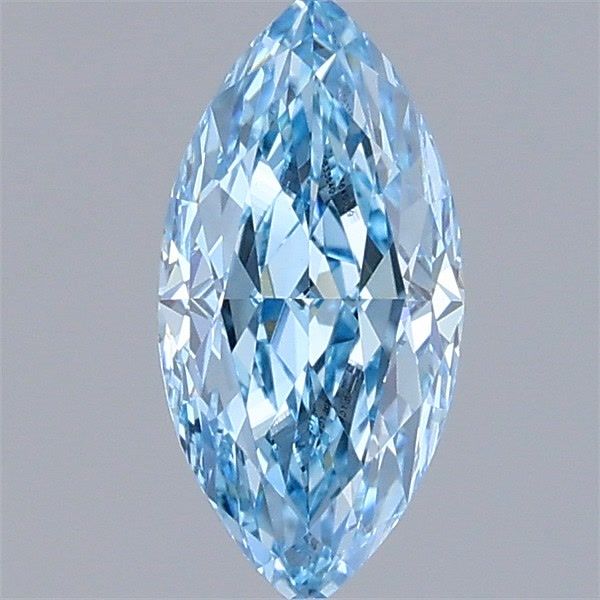0.94 CT Fancy Vivid Blue MARQUISE