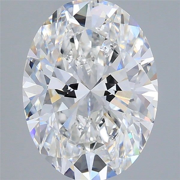 3.02 ct. oval Lab Grown Diamond front image
