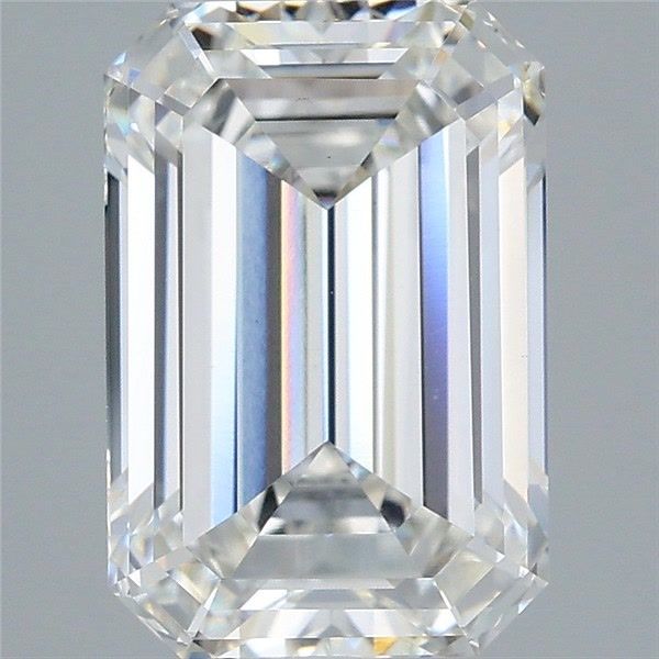3.99 ct. emerald Lab Grown Diamond front image