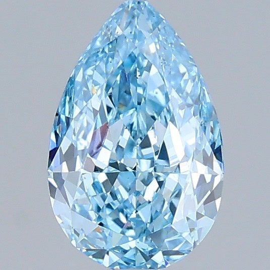 1.04 CT Fancy Vivid Blue PEAR