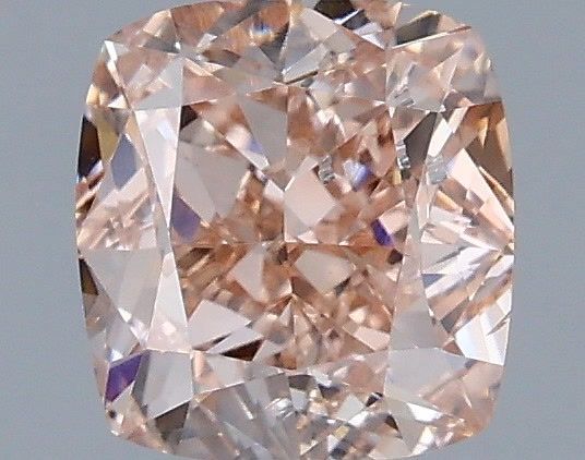 1.0 CT Fancy Brown Pink CUSHION MODIFIED