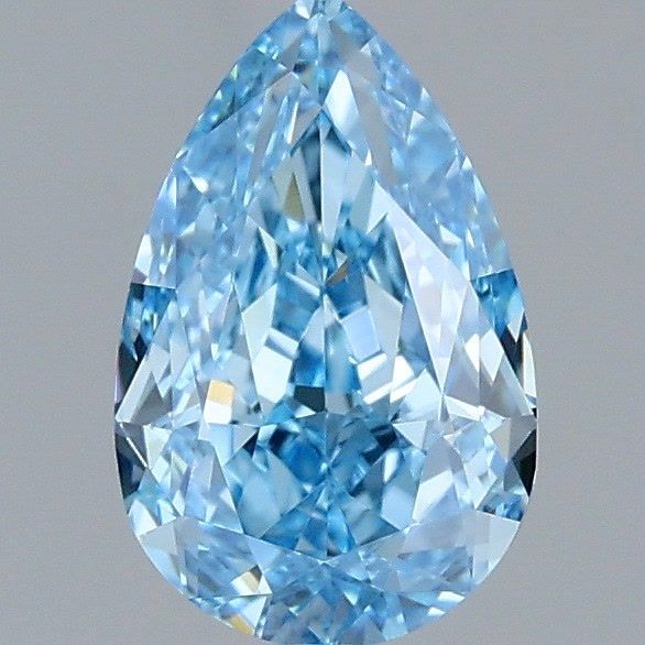 1.08 CT Fancy Vivid Blue PEAR