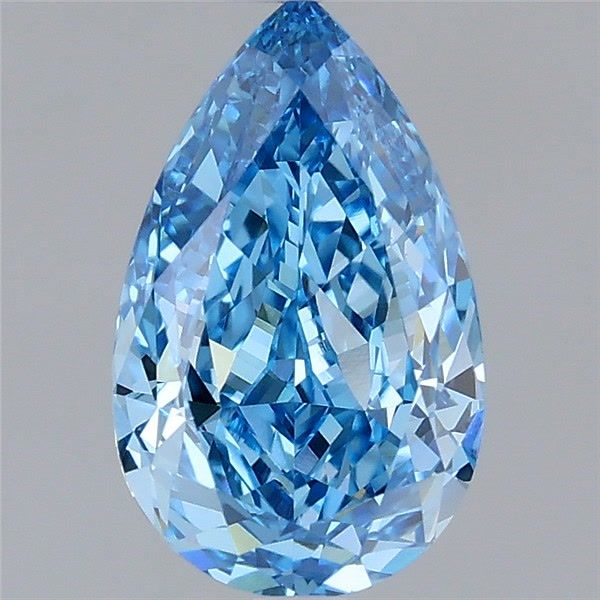 1.47 CT Fancy Vivid Blue PEAR