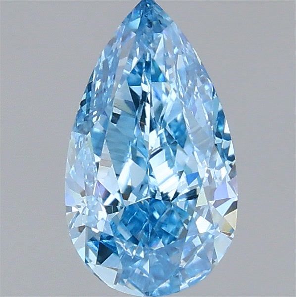 1.01 CT Fancy Vivid Blue PEAR