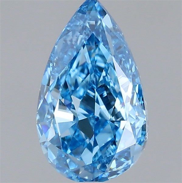1.01 CT Fancy Vivid Blue PEAR