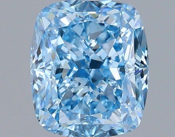 1.23 CT Fancy Vivid Blue CUSHION MODIFIED