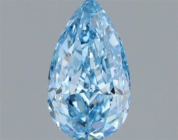 1.23 CT Fancy Vivid Blue PEAR