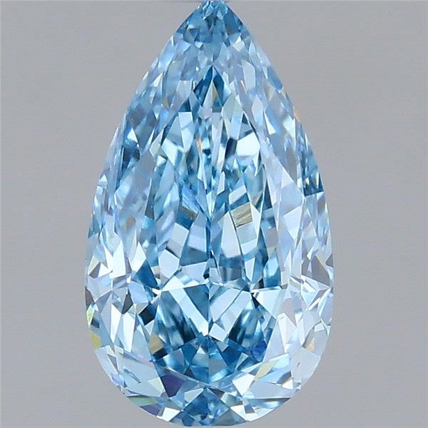 1.45 CT Fancy Vivid Blue PEAR