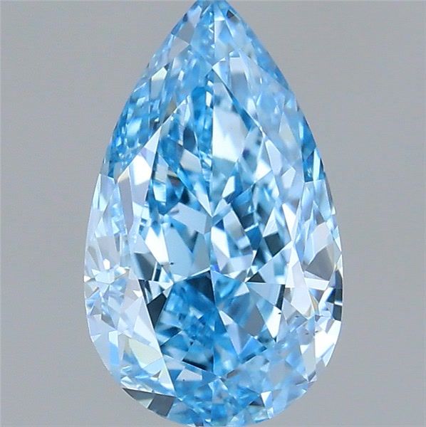 1.01 CT Fancy Vivid Blue PEAR
