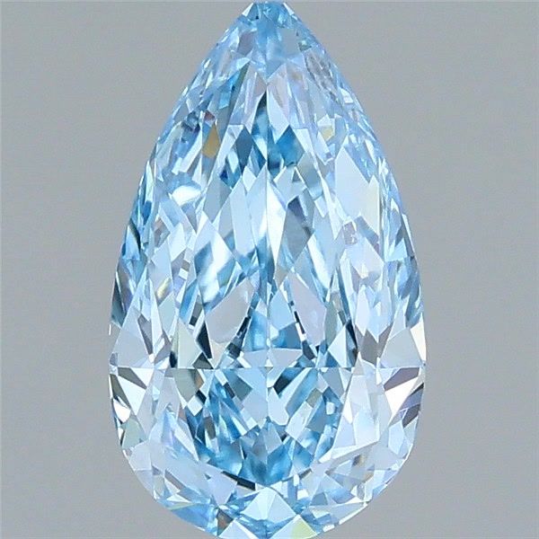 1.11 CT Fancy Vivid Blue PEAR