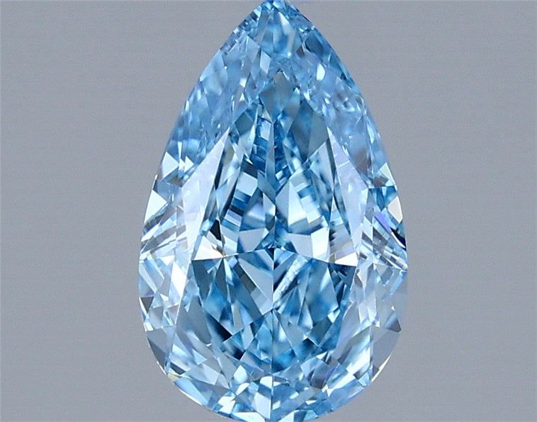 1.13 CT Fancy Vivid Blue PEAR