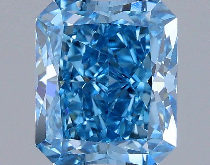 1.48 CT Fancy Vivid Blue RADIANT