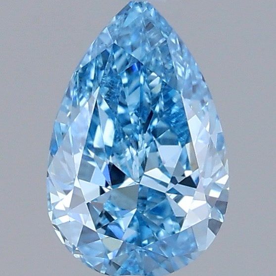 0.94 CT Fancy Vivid Blue PEAR