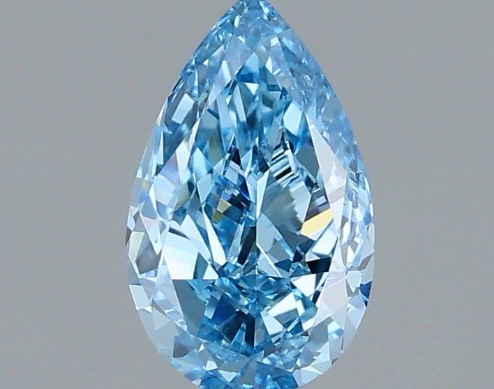 1.0 CT Fancy Vivid Blue PEAR