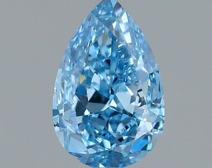 1.0 CT Fancy Vivid Blue PEAR