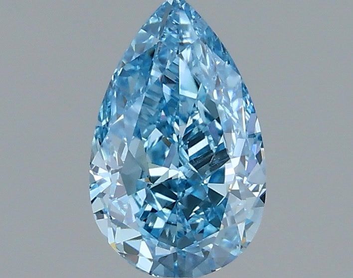 1.0 CT Fancy Vivid Blue PEAR